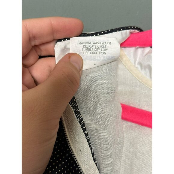 VTG 1980s Tween Time Tulsa Oklahoma Prairie Cottagecore Lace Trim Dress - Picture 9 of 9